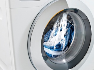 Потребление воды в стиральных машинах Miele – технология Spin&Spray
