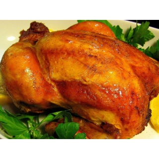Как приготовить Золотистая курица в духовке целиком с хрустящей корочкой рецепт пошагово
